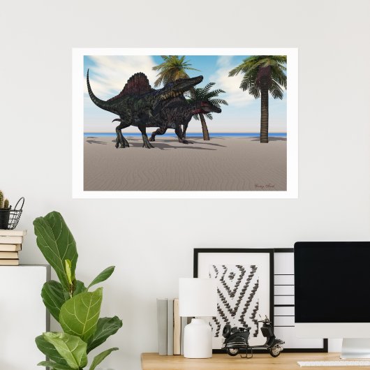 Poster Spinosaurus Walking Print (Bureau à domicile)