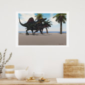 Poster Spinosaurus Walking Print (Cuisine)