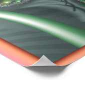 Poster Spiral de cœur pastel (Coin)