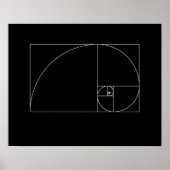 Poster Spiral de Fibonacci (Devant)
