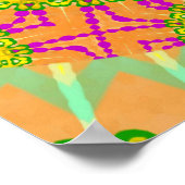 Poster Spiral Fleur de Puissance ENSOLEILLÉ (Coin)