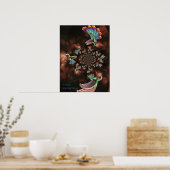 Poster Spiral Hummingbird (Cuisine)