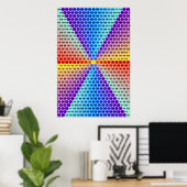 Poster Spiral Multiplication Table - Hexagon (Bureau à domicile)
