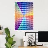 Poster Spiral Multiplication Table - Triangle (Bureau à domicile)