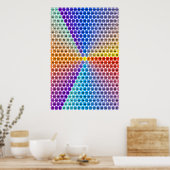 Poster Spiral Multiplication Table - Triangle (Cuisine)