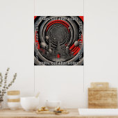 Poster Spiral Sortir Continuer - Outil Art Rétro (Cuisine)