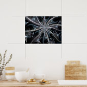 Poster Spirale cardiaque flottante (Cuisine)