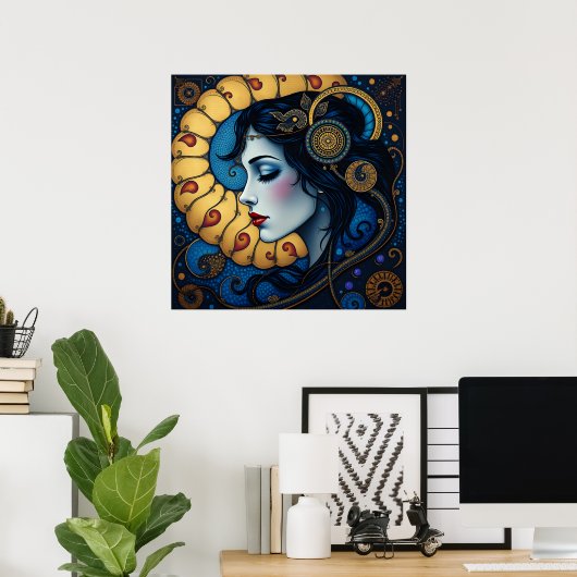 Poster Spirale Céleste (Bureau à domicile)