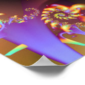 Poster Spirale d'art fractal (Coin)