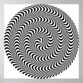 Poster Spirale de bloc optique colorable (Devant)