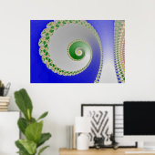 Poster Spirale de couleur (Bureau à domicile)