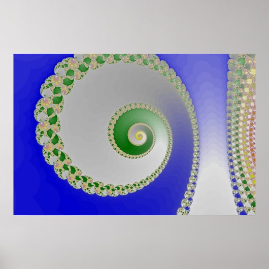 Poster Spirale de couleur (Devant)