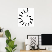 Poster Spirale de l'évolution (Bureau à domicile)