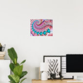 Poster Spirale de Mandelbrot (Bureau à domicile)