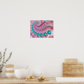 Poster Spirale de Mandelbrot (Cuisine)