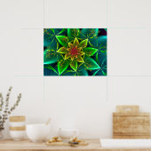 Poster Spirale de mer verte (Cuisine)