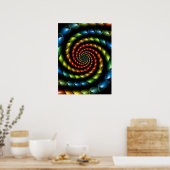 Poster Spirale de peau de serpent (Cuisine)