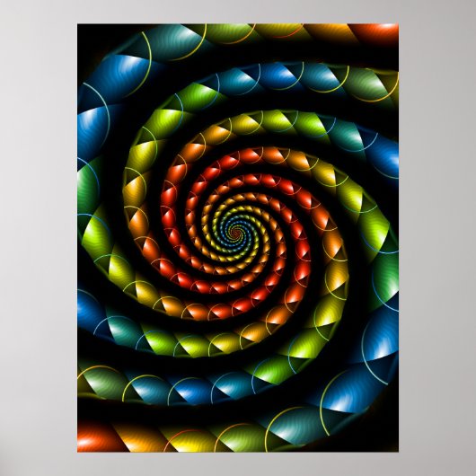 Poster Spirale de peau de serpent (Devant)
