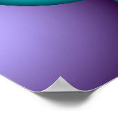 Poster Spirale des couleurs pastel (Coin)