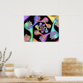 Poster Spirale des cuillères (Cuisine)