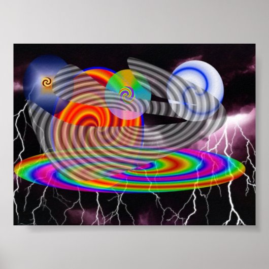 Poster spirale des ténèbres (Devant)