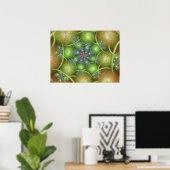 Poster Spirale d'oeuf de Pâques (Bureau à domicile)
