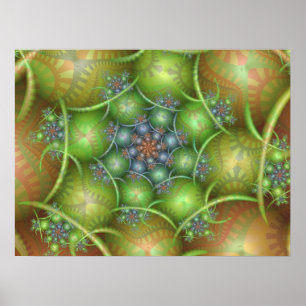 Poster Spirale d'oeuf de Pâques