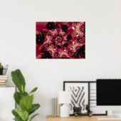 Poster Spirale en dentelle rose (Bureau à domicile)