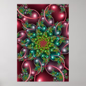 Poster Spirale florale de Bourgogne (Devant)