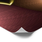 Poster Spirale fractale de Noël (Coin)