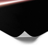 Poster Spirale fractale Iridescente (Coin)