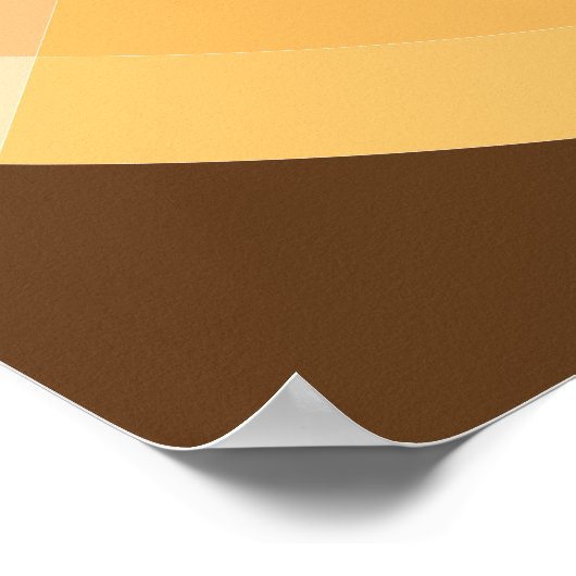 Poster spirale géologique à échelle temporelle (Coin)