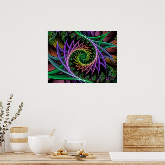 Poster Spirale gothique (Cuisine)