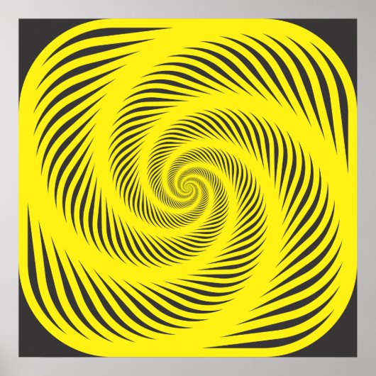 Poster Spirale hypnotique (Devant)