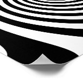 Poster Spirale noire (Coin)