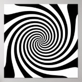 Poster Spirale noire (Devant)