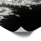 Poster spirale noire et blanche (Coin)