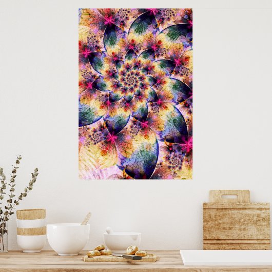 Poster Spirale printanière (Cuisine)