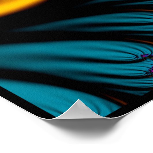 Poster Spirale psychédélique (Coin)