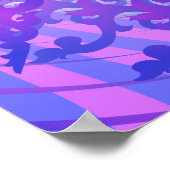 Poster : Spirale psychédélique violet : Vector Art (Coin)