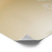 Poster Spirale Rose d'abricot (Coin)