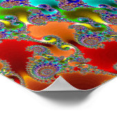 Poster 'Spirale spectrale' (Coin)