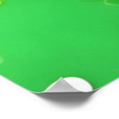 Poster Spirale Vert Citron (Coin)
