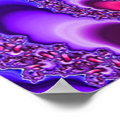 Poster Spirale violette (Coin)