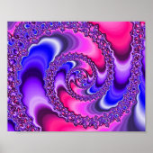 Poster Spirale violette (Devant)