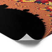Poster Spirales de Mandelbrot (Coin)