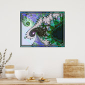 Poster Spirales Frothy Spirale Variante 4 Art (Cuisine)