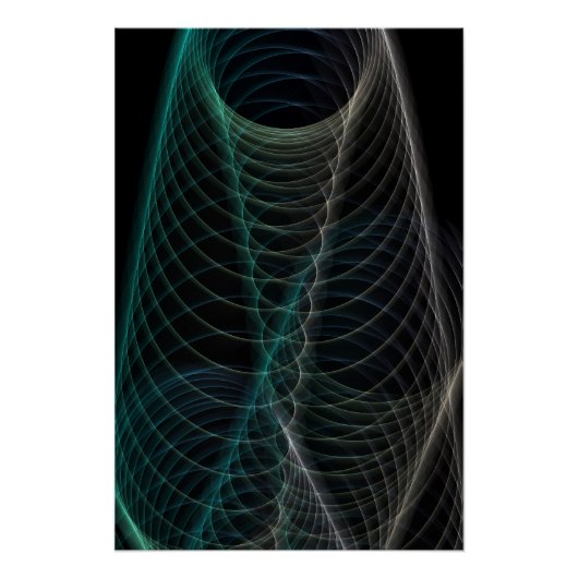 Poster Spirales infinies (Devant)