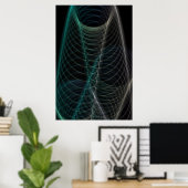 Poster Spirales infinies (Bureau à domicile)