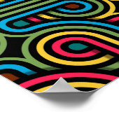 Poster Spirales spectrales (Coin)